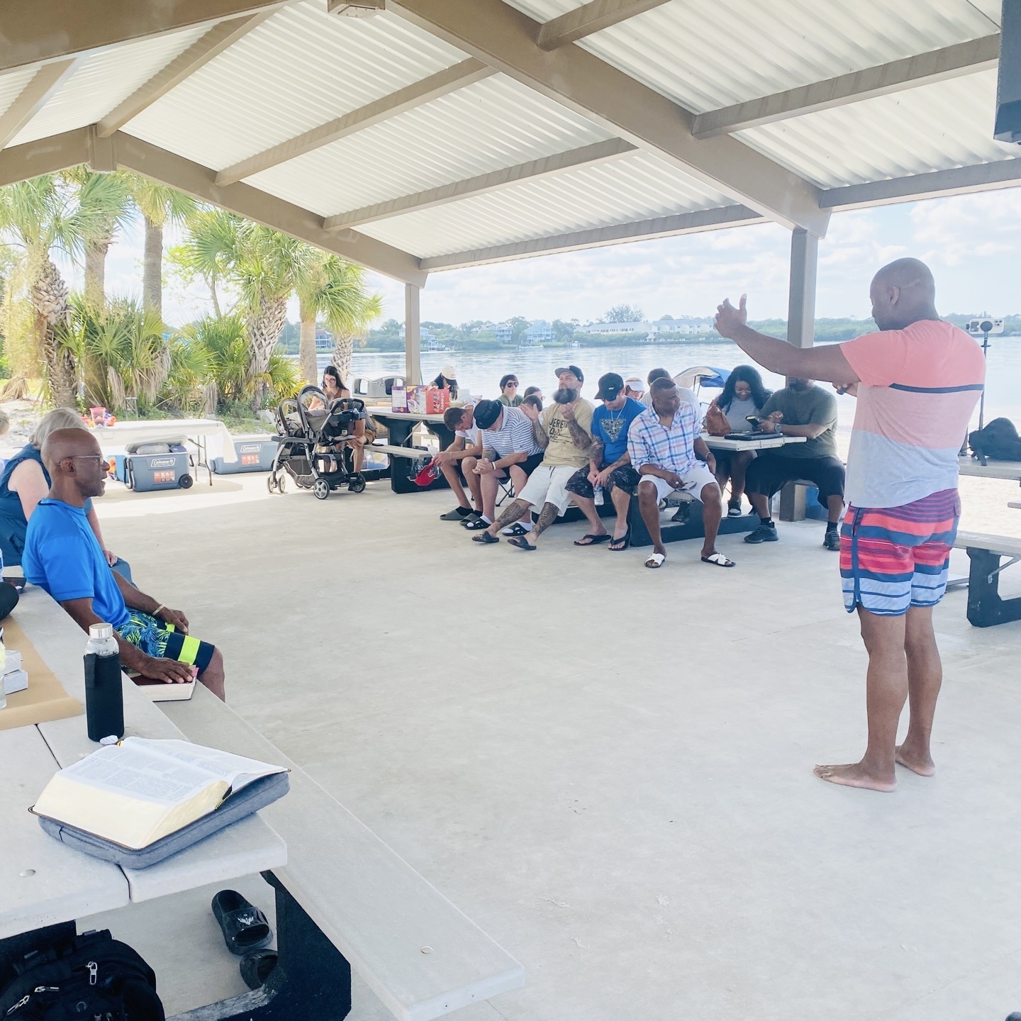Generation Church community gathering by the water